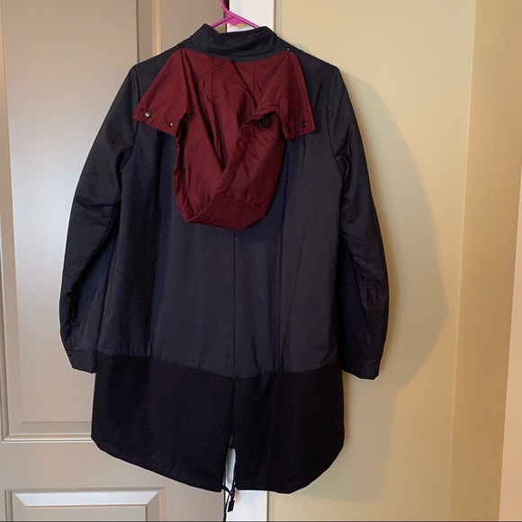 Jil Sander Navy Hooded Jacket Size 36 - Picture 2 of 6